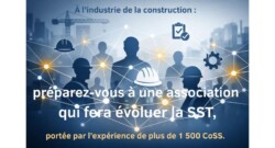 Réseau professionnel illustrant la future association des CoSS du Québec en construction