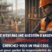 Sur un chantier, ce que certains voient comme une question d’argent, le CoSS certifié CNESST voit aussi la responsabilité légale et les conséquences possibles de chaque décision.
